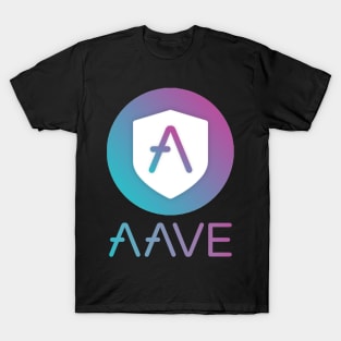 AAVE  Crypto Cryptocurrency Ghost  coin token T-Shirt